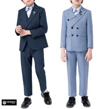 Abito Completo Elegante Cerimonia Comunione Paggetto Feste Bambino Party CEBOY02