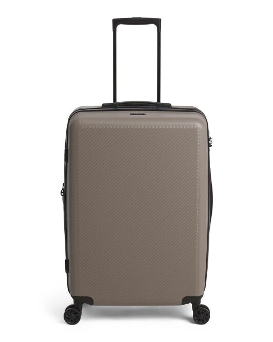 CALPAK 24in Dune Blue Hardside Expandable Spinner Suitcase TSA NWT FREE  SHIP | eBay