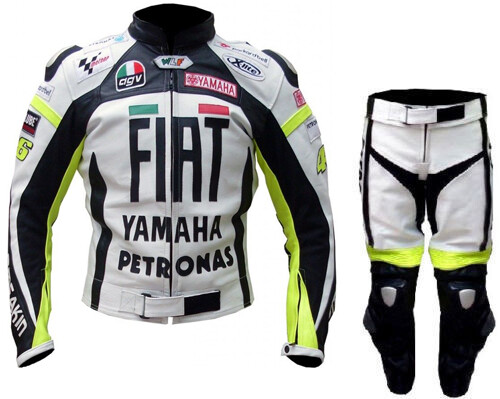 Combinaison moto en cuir véritable taille 56 avec protections racing intégrées