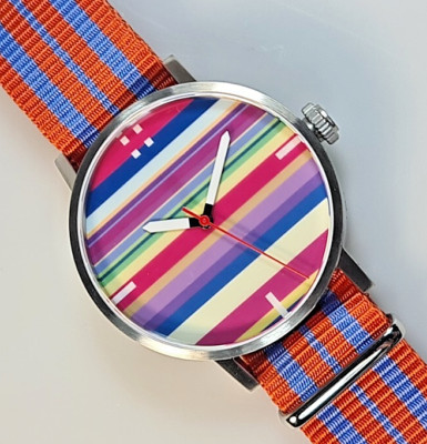 CONCENTRIC-WATCH Automatic Farbenfrohes 41mm Designer-Uhren Unikat #016/200