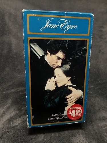 Jane Eyre (VHS, 1987 2-Tape Set) BBC miniseries Timothy Dalton BLOCKBUSTER VIDEO