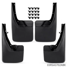 Fit For 09-18 Dodge Ram Car Front Rear Splash Guards Mud Flaps Mudflaps Mudguard