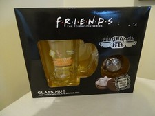 NEW Friends Central Perk Glass Mug & Hot Chocolate Bombe Set