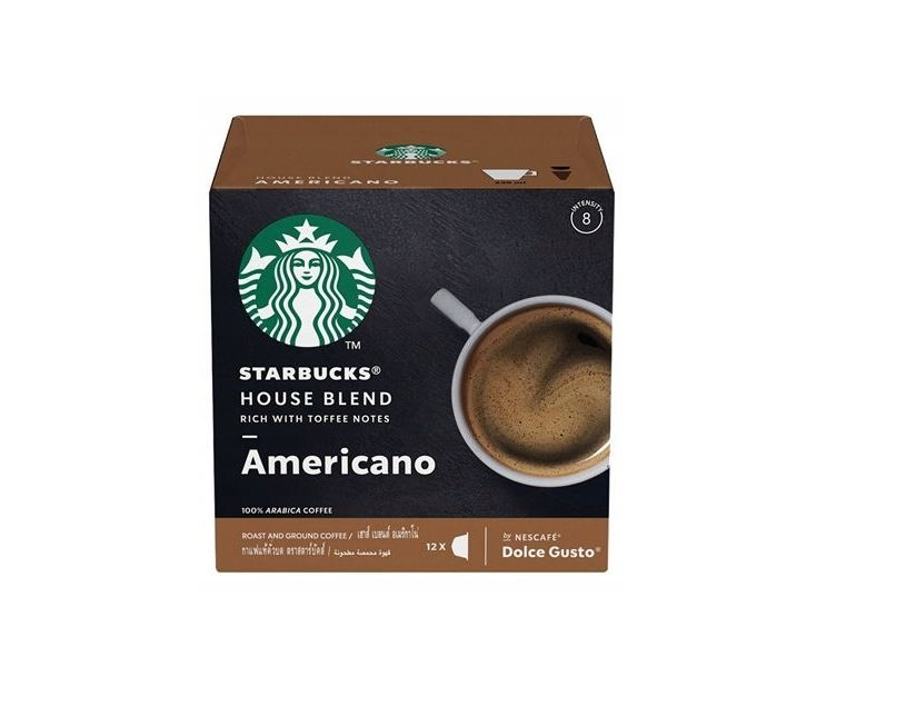 NESCAFE DOLCE GUSTO STARBUCKS - AMERICANO HOUSE BLEND - 12 PODS=12