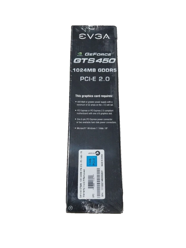 NVIDIA GeForce GTS 450 GDDR5 2X DVI Mini HDMI Graphics Card - Image 3 of 4