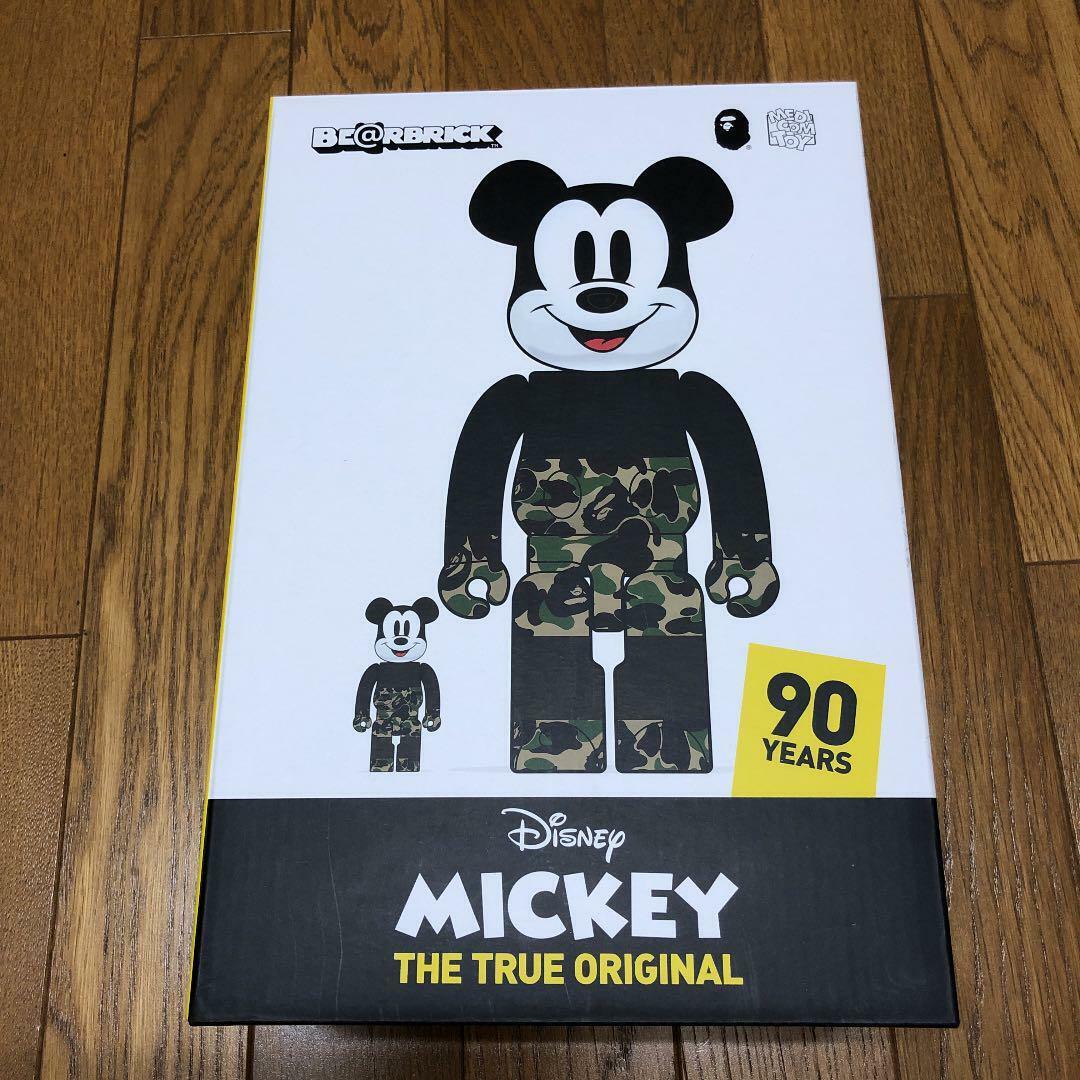 A BATHING APE BEARBRICK MICKEY MOUSE BE@RBRICK 400% 100 A BATHING APE BEARBRICK MICKEY MOUSE BE@RBRICK 400% 100