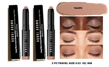 2 PC Bobbi Brown TAUPE Long Wear Cream Shadow Stick 2 X 0.03 OZ. NIB Travel Size