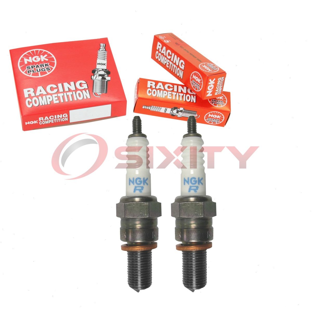 2 pc NGK 4940 R0373A-10 Racing Spark Plugs for IU01-31 G57R G57C G55R G55C qt