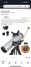 Celestron StarSense Explorer Telescope 130AZ Newtonian Reflector Phone App Use