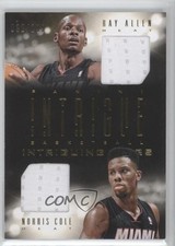 2013 Panini Intrigue Intriguing Pairs Jerseys /199 Ray Allen Norris Cole HOF 2u3