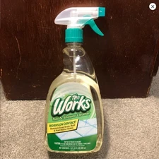 The Works Tub & Shower Cleaner for Soap Scum, Rust & Hard Water Stains, 32oz