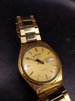 HERREN SEIKO AUTOMATIK UHR KY7S26-3140 funktionstüchtig aber grober Zustand 