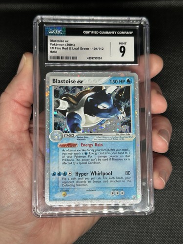 Blastoise ex graded CGC 9 for sale on eBay