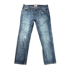Banana Republic Womens 30/10 Boyfriend Jeans Medium Wash Distressed 124204-00