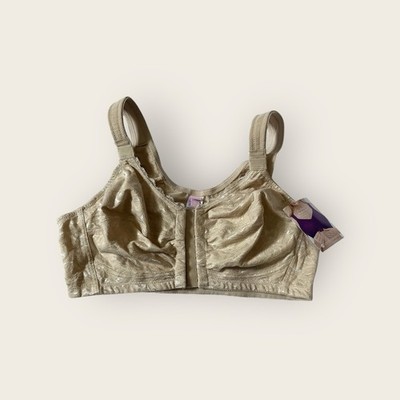Comfort Choice Lace Posture Support Bra 38D With Front Closure Wireless