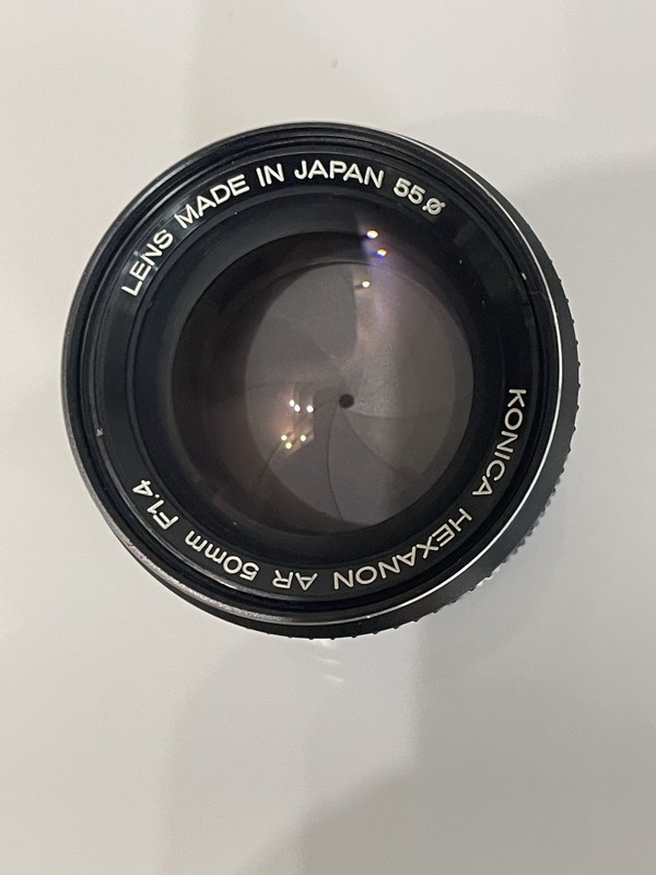 excellent Konica Hexanon AR 50mm F/1.4 Prime Lens