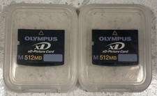 Olympus xD Picture Card M 512MB Camera Memory Card Lot Of 2 Fits Fujifilm 