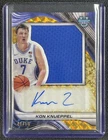 KON KNUEPPEL 2024-25 BOWMAN'S BEST U JUMBO JERSEY AUTO GOLD GEOMETRIC REF 46/50