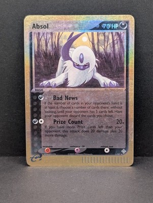 Absol 1/97 EX Dragon Reverse Holo Rare Pokemon TCG Nintendo MP+