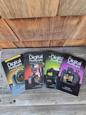 The Digital Photography Book Vol 1-4 Scott Kelby Softcover Set How-To Photo