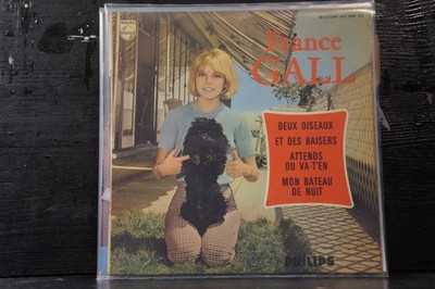France Gall  - Deux Oiseaux - Attends Ou Va-T'En  (7''EP)
