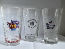 3 Apfelweingläser 0,25 l Raritäten aus Sammlung - Apfelweinglas - Geripptes