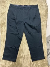 DOCKERS Classic Fit Straight Leg Chino Pants Men's 44x30 Blue made in USA