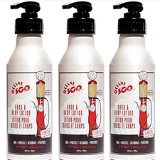 Lot (3) 18.21 Man Made Octane 500 Series Hand Body Moisturizing Lotion 16.9oz ea