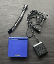Nintendo Game Boy Advance SP - Cobalt Blue - With Charger - Tested & Working