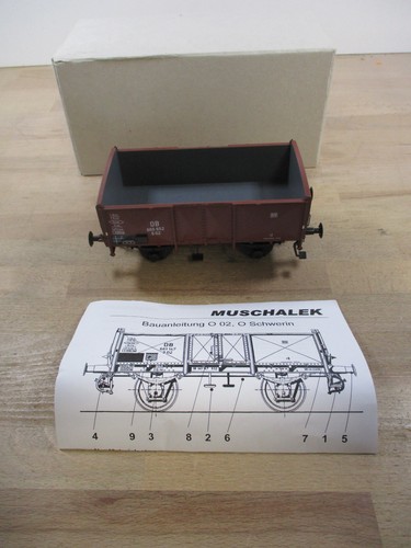 Muschalek Spur 1 47652 Bausatz Eiserner Kohlenwagen 660 652 DB montiert in OVP | Zustand: Gebraucht