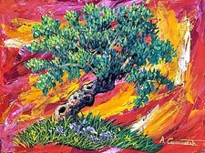 Quadri dipinti di paesaggi e marine . Olio 40 x 30 cm