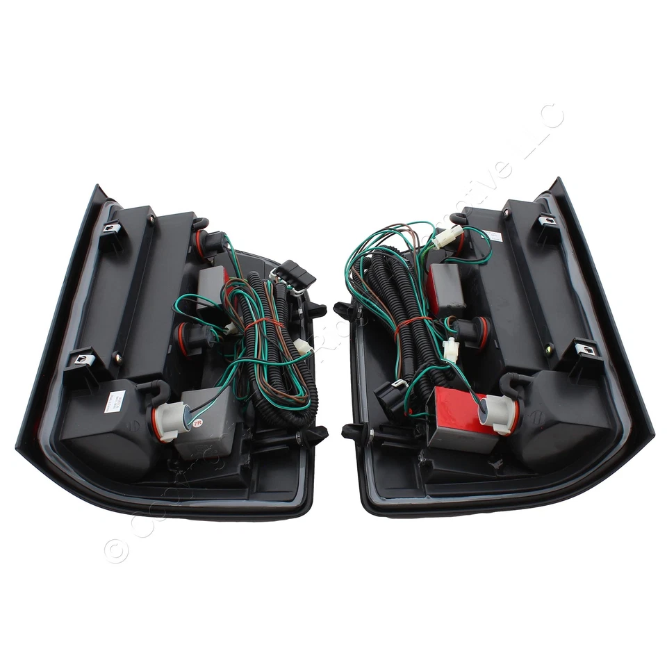 Pair Anzo 311047 Rear Red Housing Clear LED Tailight for 2007-13 Silverado 1500 - Image 2 of 4