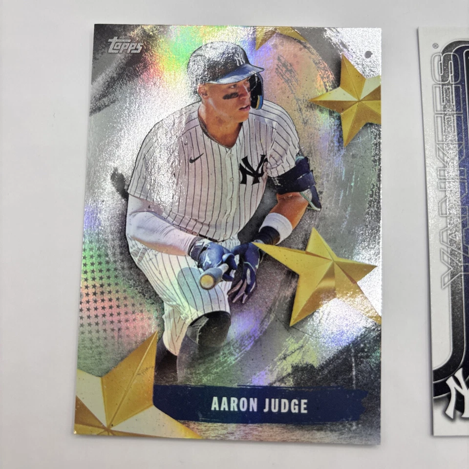 (2) 2025 Topps Series 1 #SMLB-2 Aaron Judge Stars of MLB - 2025 Topps Base #300 - Image 2 of 3