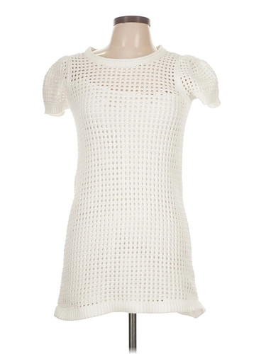 Design History Women Ivory Pullover Sweater L