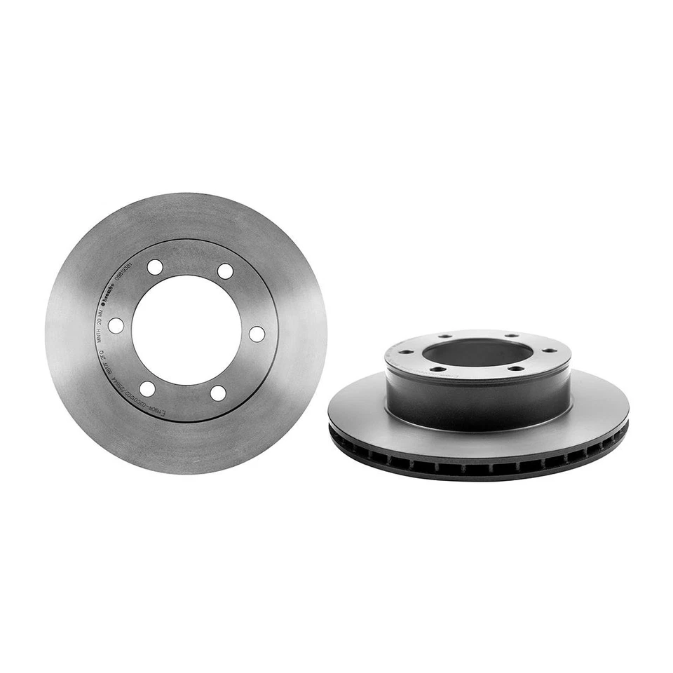 Brembo for 1998-2004 Toyota Tacoma Front Coated Brake Rotors - Image 2 of 4