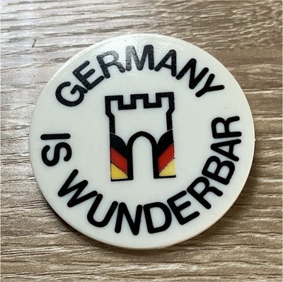 Vintage Germany is Wunderbar Pin Souvenir 