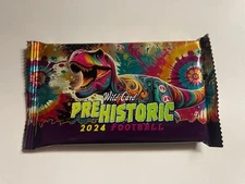 2024 Wild Card Pre Historic Dino-Might Hobby Factor Sealed Pack 1 Encased Card 