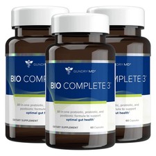 3 PACKS Gundry MD Bio Complete 3 Supplement 60 Capsules Optimal Gut Health