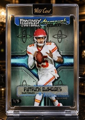 2026 Wild Card Atompunk Patrick Mahomes #d 1/5 Jersey Number Match SSP Non-Auto 