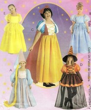 McCall's Sewing Pattern 2856 Childs Costume Princess Snow White Witch Sizes 2-4