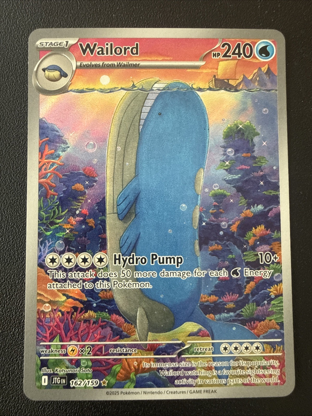 Wailord 162/159 Sv09: Journey Together Holo