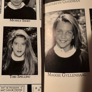 VTG HARVARD WESTKAKE LOS ANGELES YEARBOOK 1990 TORI SPELLING MAGGIE GYLLENHAL