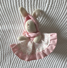 Russ Bunny Plush Stuffed Animal Pink Dress Mini Under 6in 1988 MPN 2368