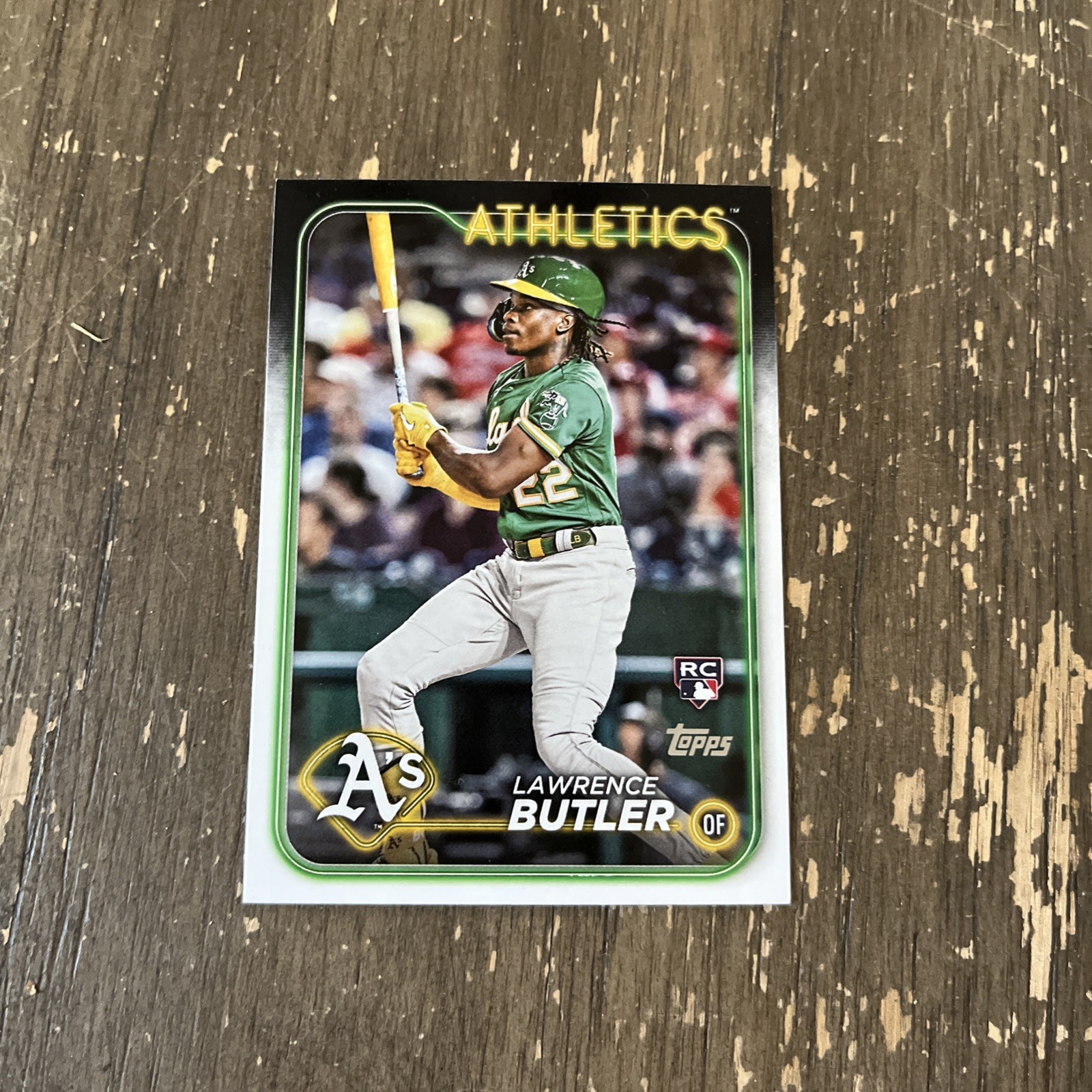 2024 Topps Series 2 - Lawrence Butler #676 rookie athletics