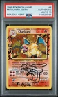1999 POKEMON BASE SET UNLIMITED ARITA SIGNED #4 CHARIZARD-HOLO PSA AUTH AUTO 10