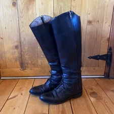 Biltrite Effingham by Bond Boots Leather Tall Zip Equestrian Riding 200L Size 10