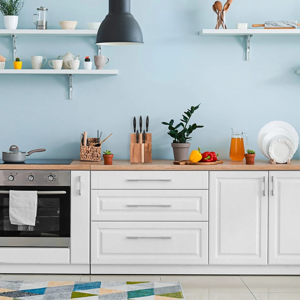 Messerblock unbestückt mit Borsten ohne Messer für 11 Messer aller Art Messer... - Bild 2 von 4