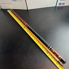 Vintage 57”  2-Piece Pool Cue/Stick 21 Oz Nice Wrap W/Inlay Brunswick