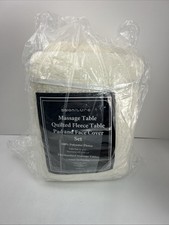 Saloniture Fleece Reversible Quilted Massage Table Pad  Face Cradle Set- 72x31