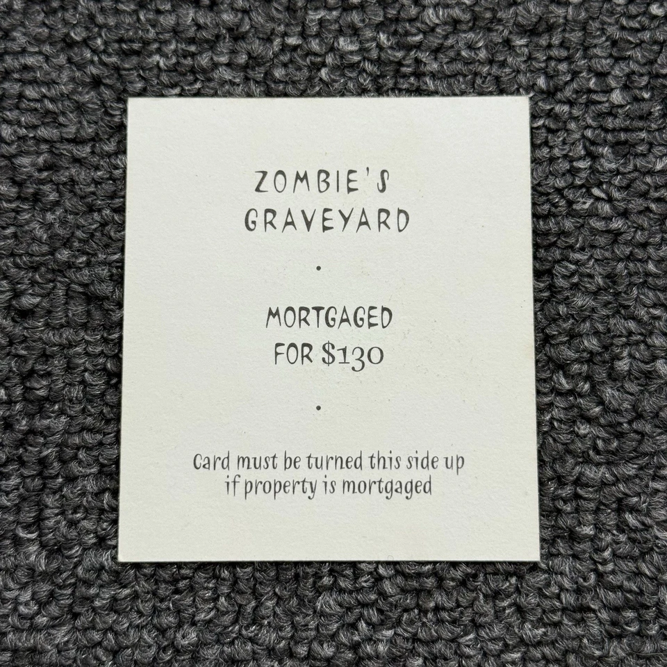 Scooby Doo Monopoly Collector's Edition Yellow Replacement Title Deed Cards - Image 3 of 4